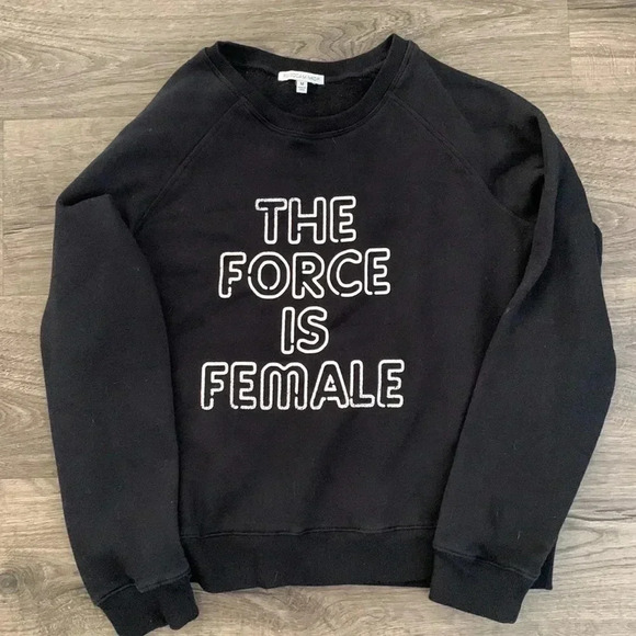 Rebecca Minkoff "The Force is Female" Sweatshirt Size Medium - Picture 2 of 4